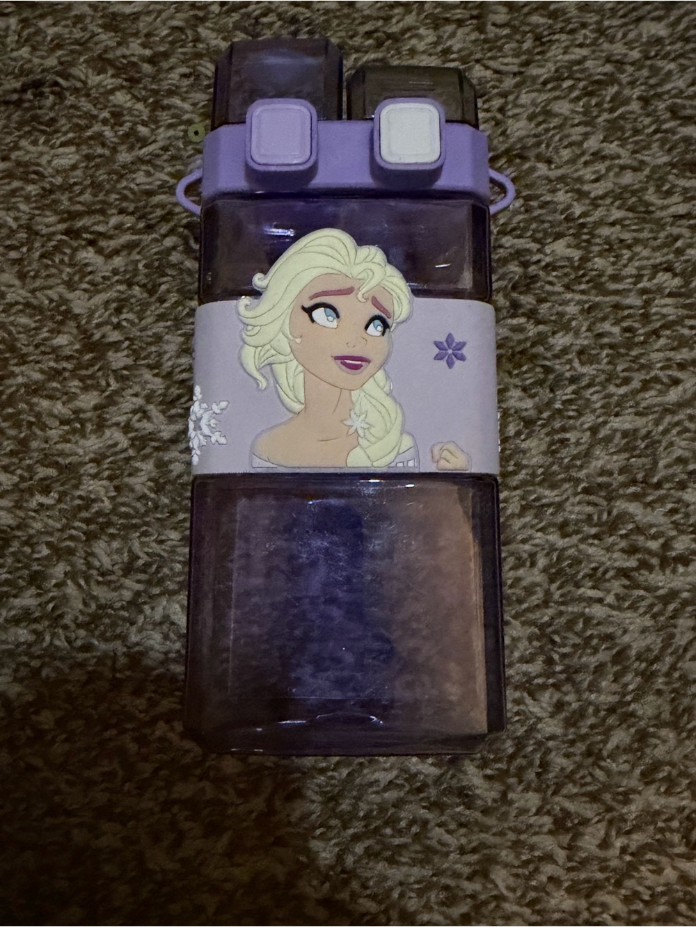 Elsa frozen Purple Twin-Compartment Disney Travel Bottle - Women Bath & Body